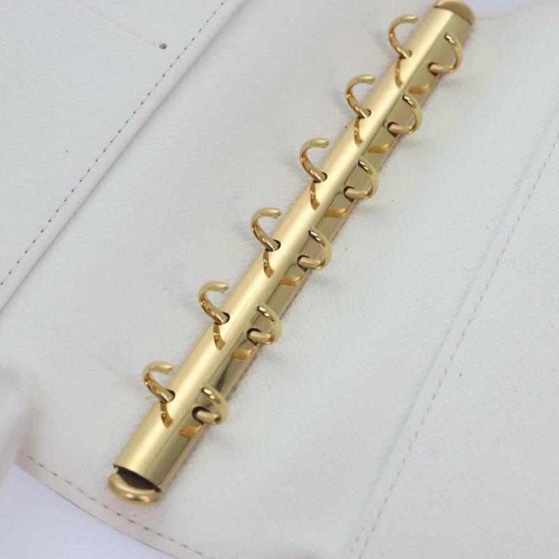 Louis Vuitton Yayoi Kusama Agenda PM Day Planner Cover White R21131 Auth 92711A - Image 9