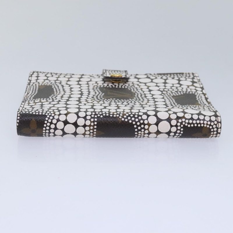 Louis Vuitton Yayoi Kusama Agenda PM Day Planner Cover White R21131 Auth 92711A - Image 4