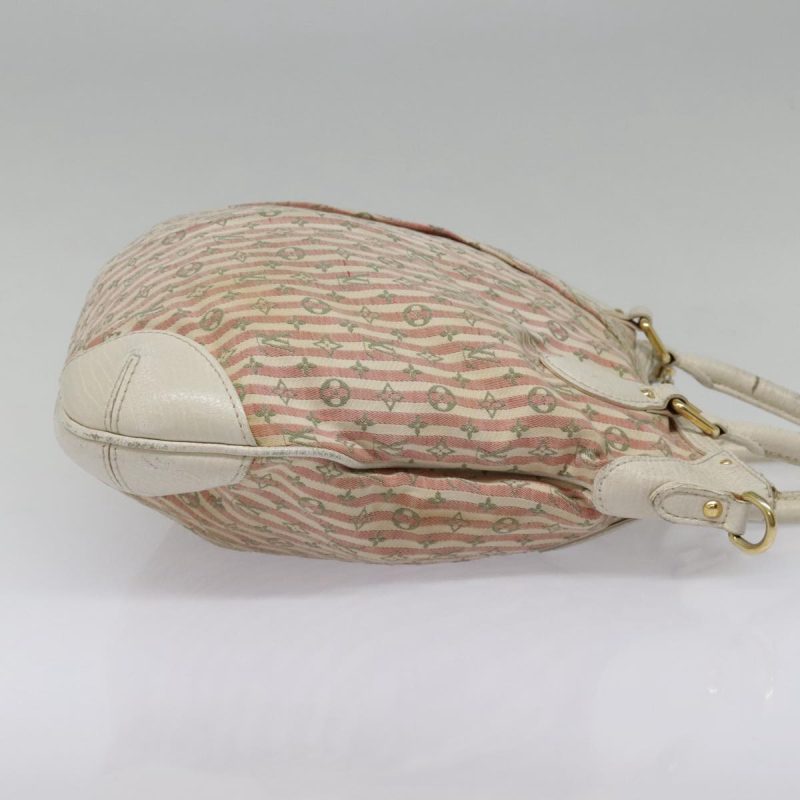 Louis Vuitton Mini Lin Croisette Marina PM Bag Pink White M95495  92715 - Image 4