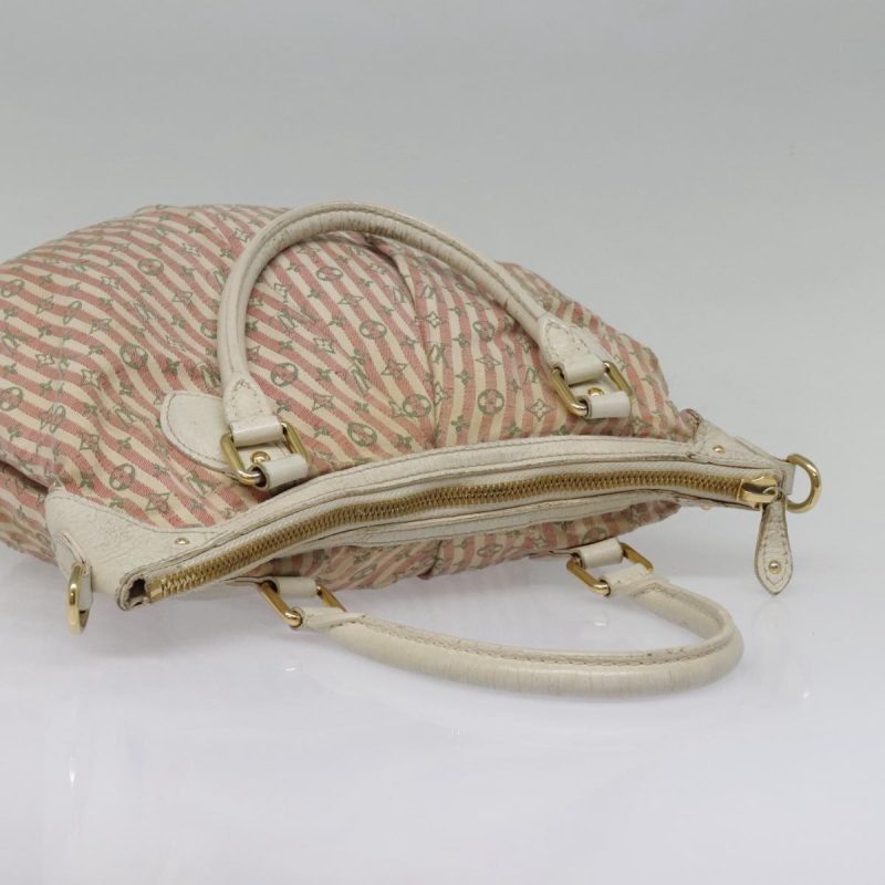 Louis Vuitton Mini Lin Croisette Marina PM Bag Pink White M95495  92715 - Image 6