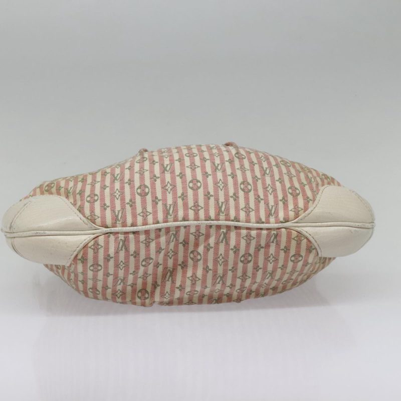 Louis Vuitton Mini Lin Croisette Marina PM Bag Pink White M95495  92715 - Image 5