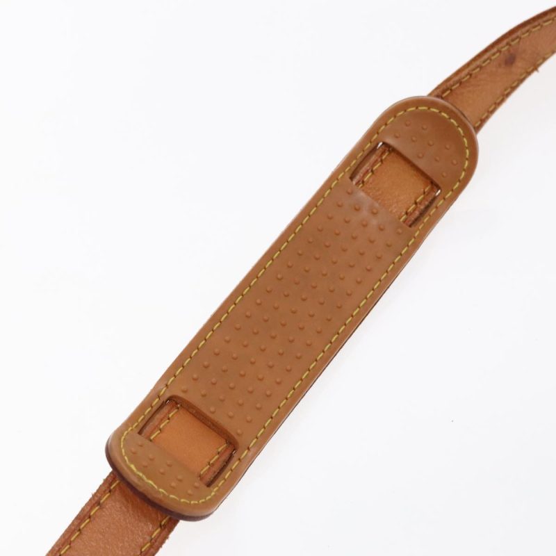 Louis Vuitton Adjustable Shoulder Strap Leather 32.3""-40.2"" Beige Auth 92744 - Image 8