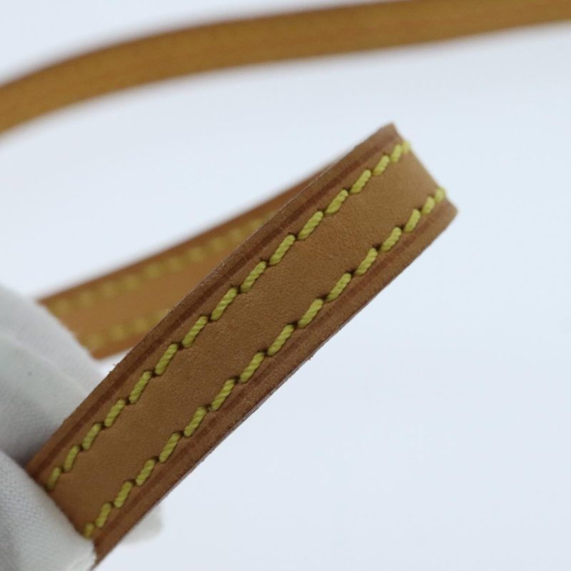 Louis Vuitton Shoulder Strap Leather 42.5"" Beige  92748 - Image 8