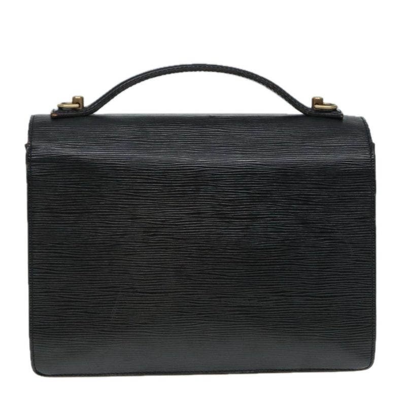 Louis Vuitton Epi Monceau 28 Hand Bag Black M52122  92774 - Image 2