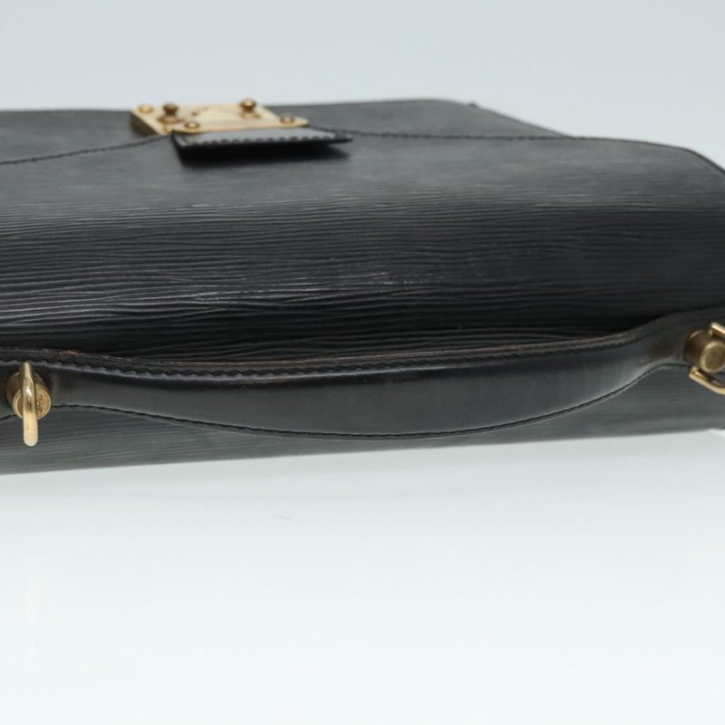 Louis Vuitton Epi Monceau 28 Hand Bag Black M52122  92774 - Image 6