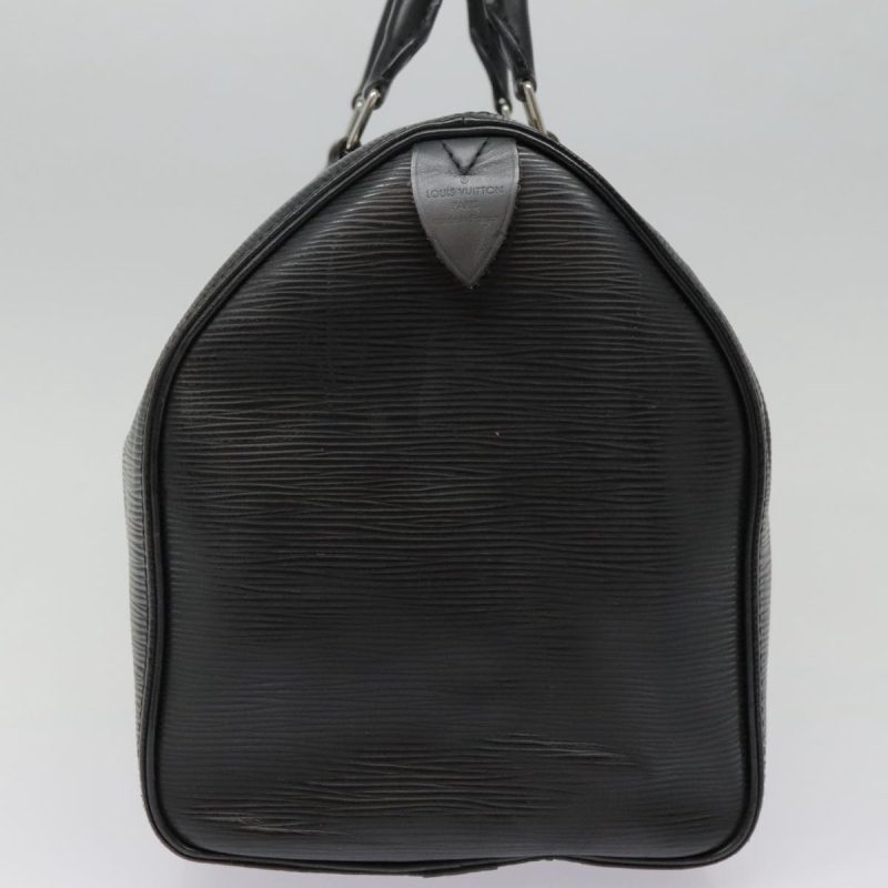 Louis Vuitton Epi Speedy 30 Hand Bag Noir Black M43002  92784 - Image 4