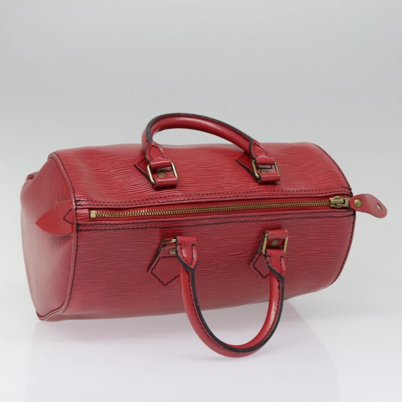 Louis Vuitton Epi Speedy 25 Hand Bag Castilian Red M43017  92785 - Image 6