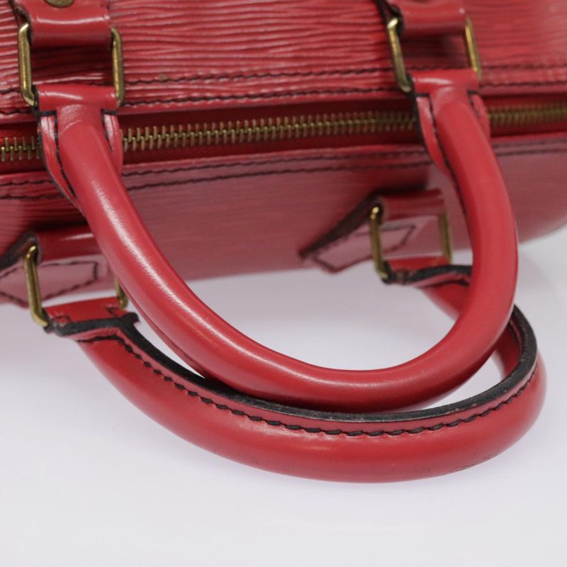 Louis Vuitton Epi Speedy 25 Hand Bag Castilian Red M43017  92785 - Image 7
