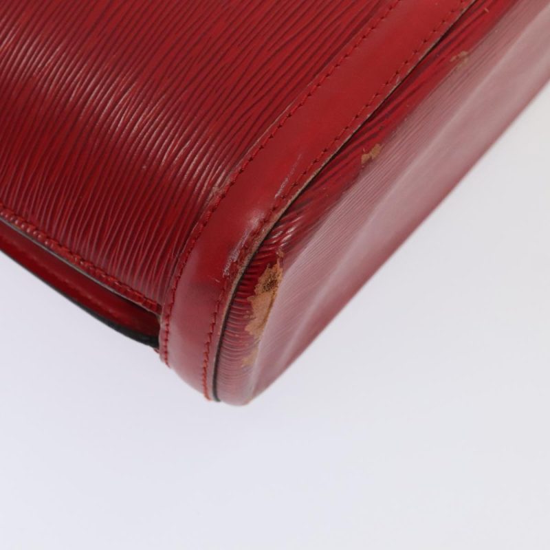 Louis Vuitton Epi Lussac Shoulder Bag Red M52287  92787 - Image 9