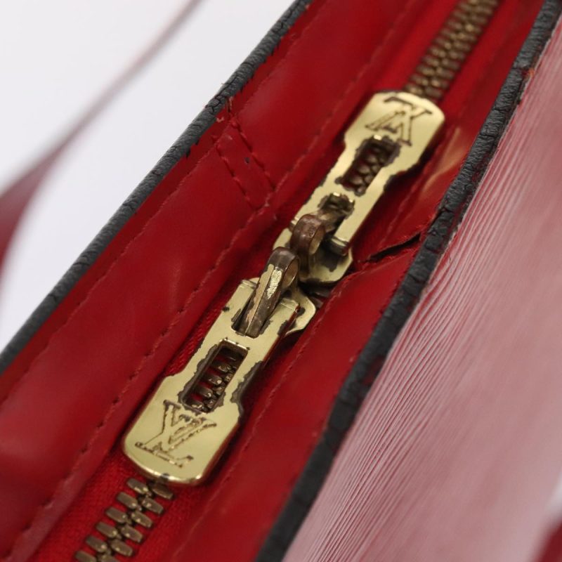 Louis Vuitton Epi Lussac Shoulder Bag Red M52287  92787 - Image 10