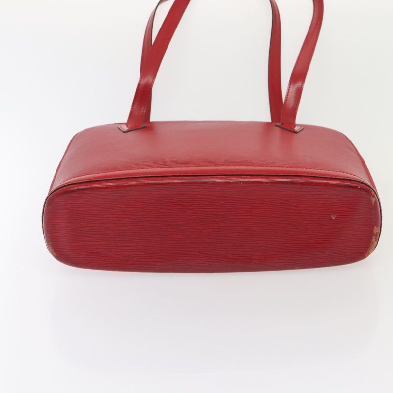 Louis Vuitton Epi Lussac Shoulder Bag Red M52287  92787 - Image 5