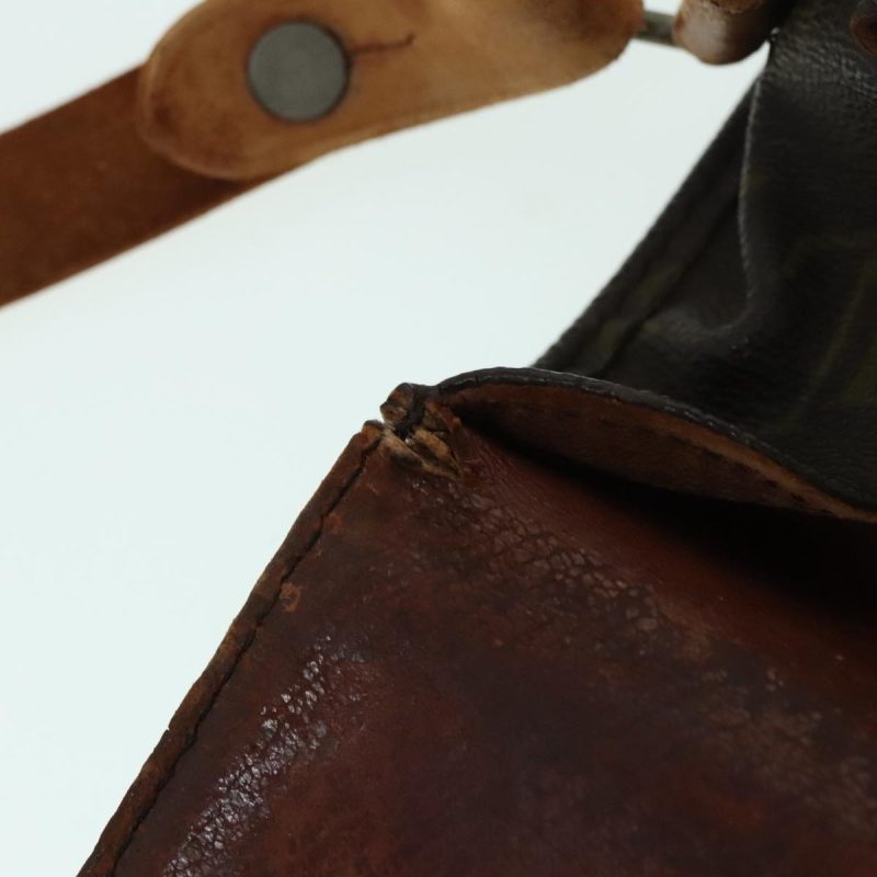 Louis Vuitton Monogram Cartouchiere MM Shoulder Bag Vintage M51253  92912 - Image 9