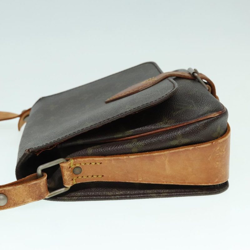 Louis Vuitton Monogram Cartouchiere MM Shoulder Bag Vintage M51253  92912 - Image 4