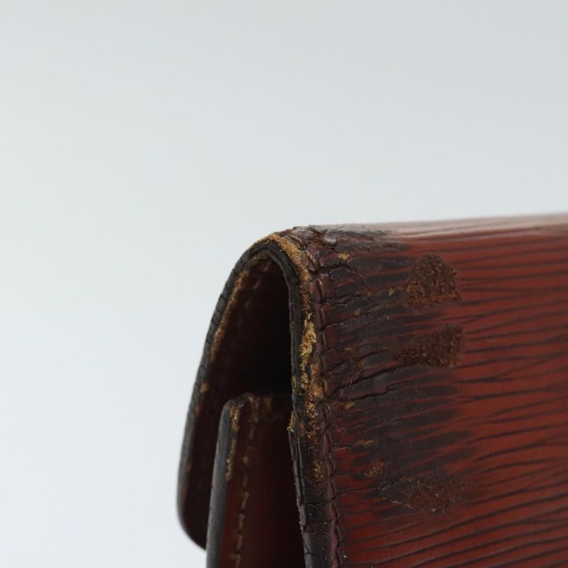 Louis Vuitton Epi Serie Dragonne Hand Bag Brown M52618  92921 - Image 7