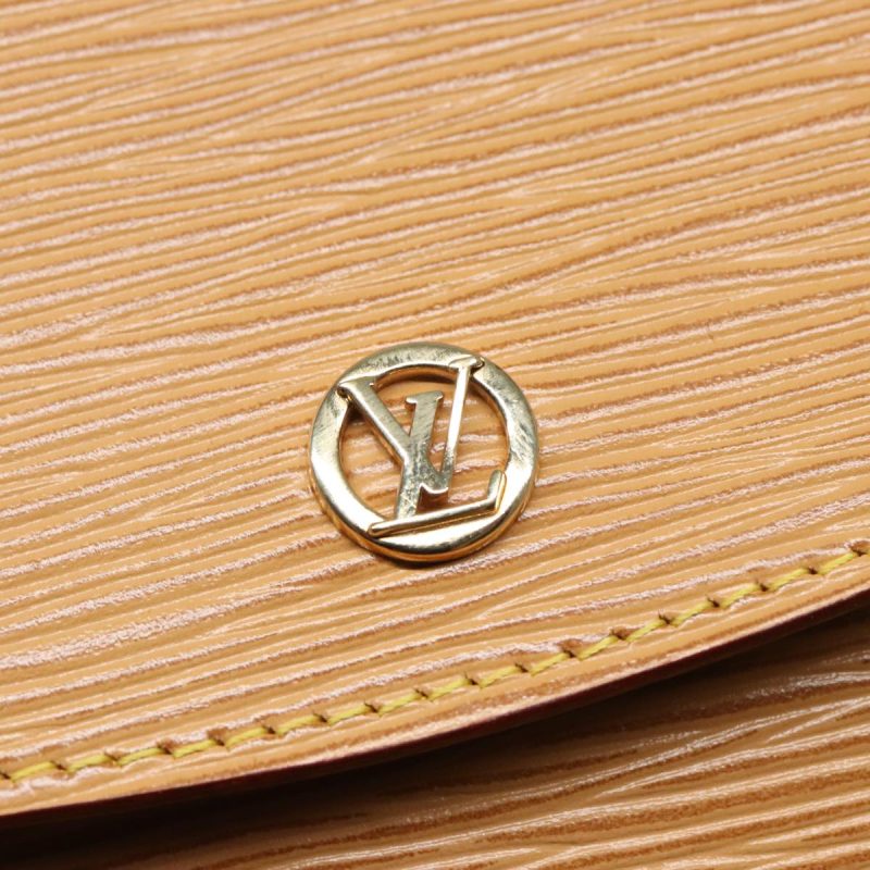 Louis Vuitton Epi Montaigne 23 Clutch Bag Winnipeg Beige M52666  92923 - Image 9