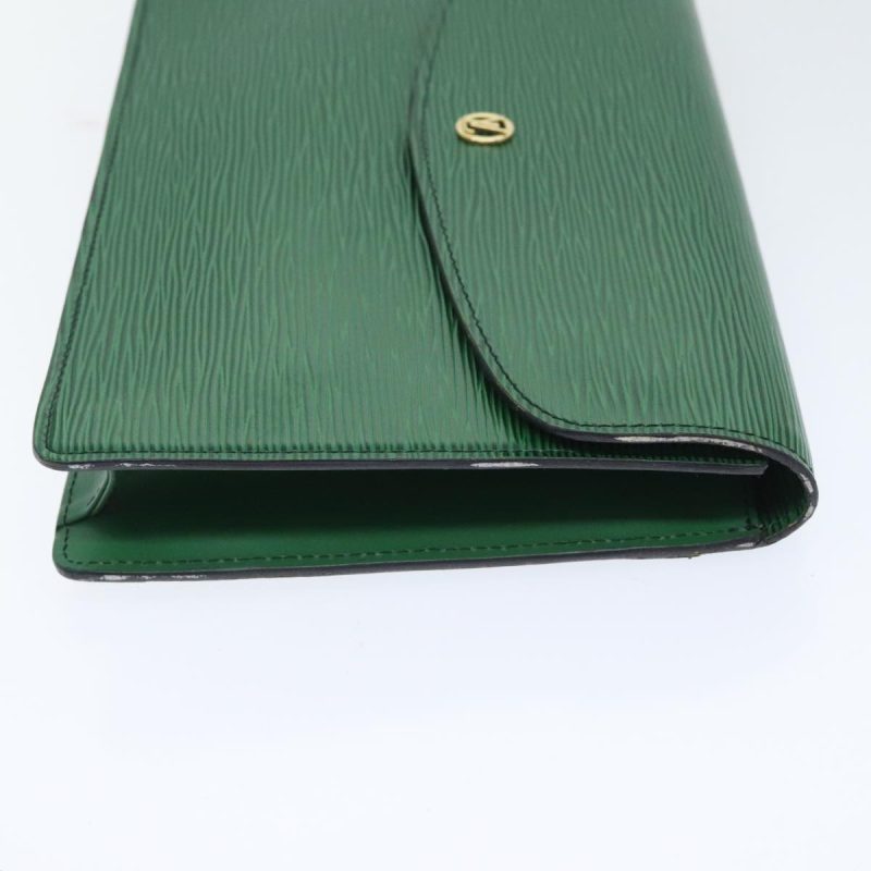 Louis Vuitton Epi Montaigne 27 Clutch Bag Green M52654  92924 - Image 3