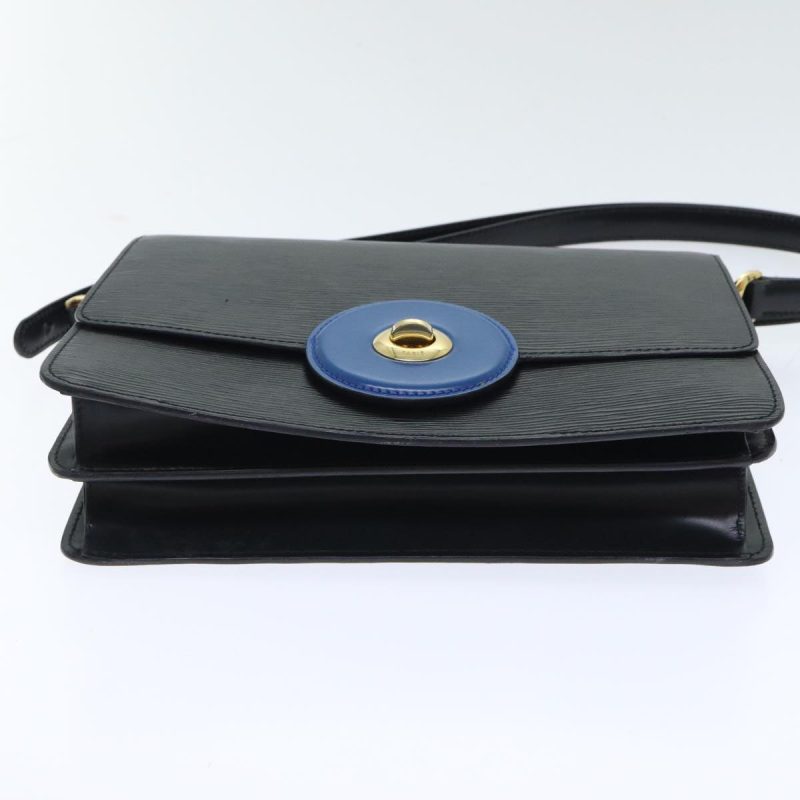 Louis Vuitton Epi Bicolor Free Run Shoulder Bag Black Blue M52415  92925 - Image 5