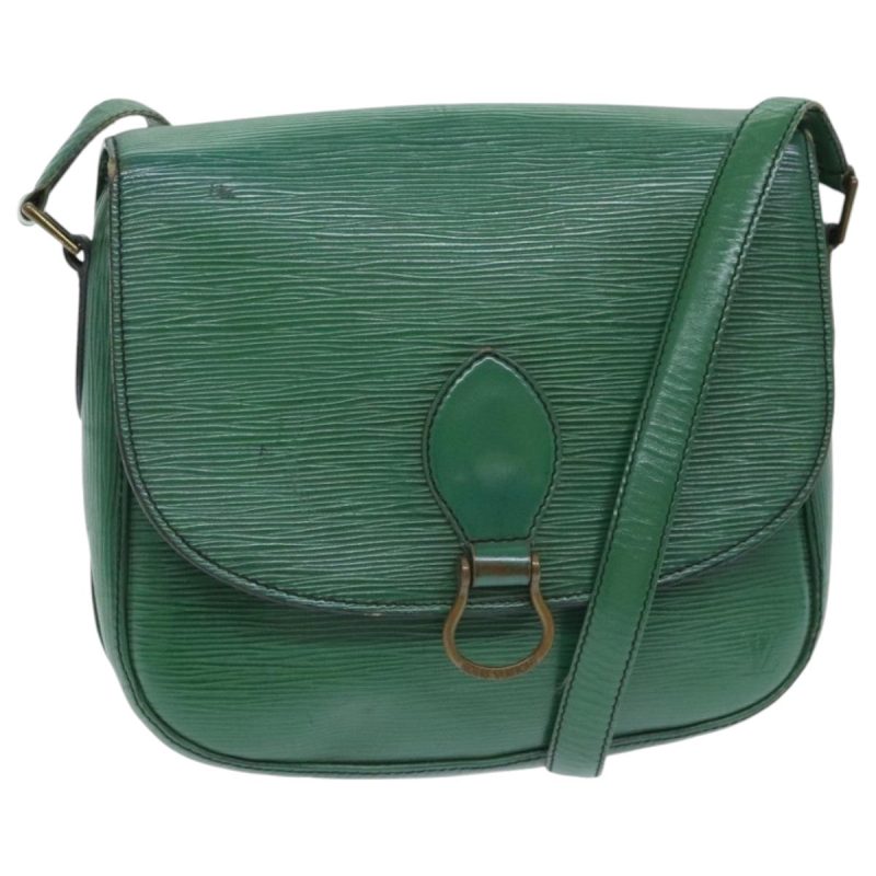 Louis Vuitton Epi Saint Cloud GM Shoulder Bag Green M52194  92926