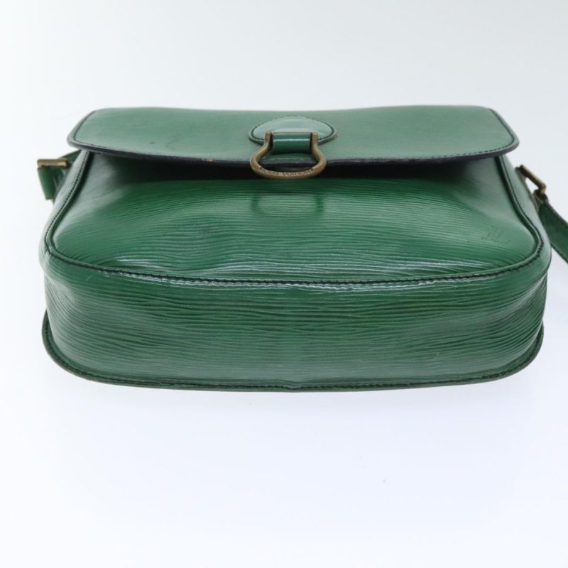 Louis Vuitton Epi Saint Cloud GM Shoulder Bag Green M52194  92926 - Image 5