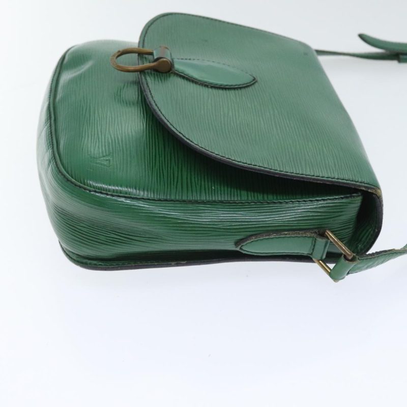 Louis Vuitton Epi Saint Cloud GM Shoulder Bag Green M52194  92926 - Image 3