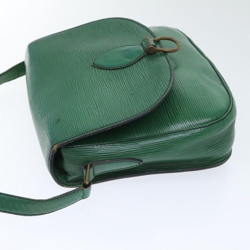 Louis Vuitton Epi Saint Cloud GM Shoulder Bag Green M52194  92926 - Image 4