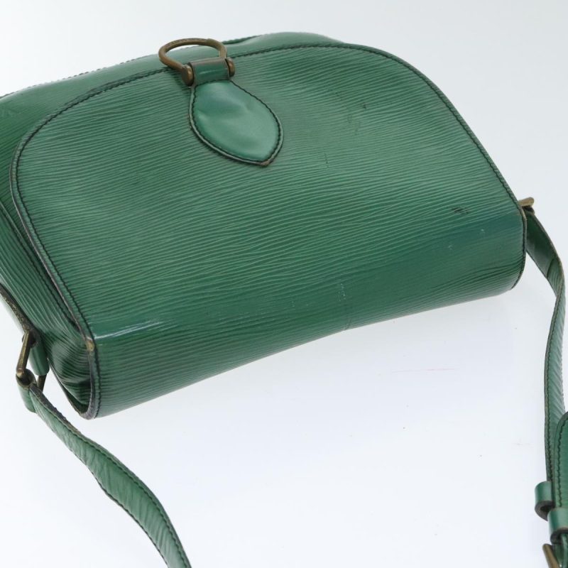 Louis Vuitton Epi Saint Cloud GM Shoulder Bag Green M52194  92926 - Image 6