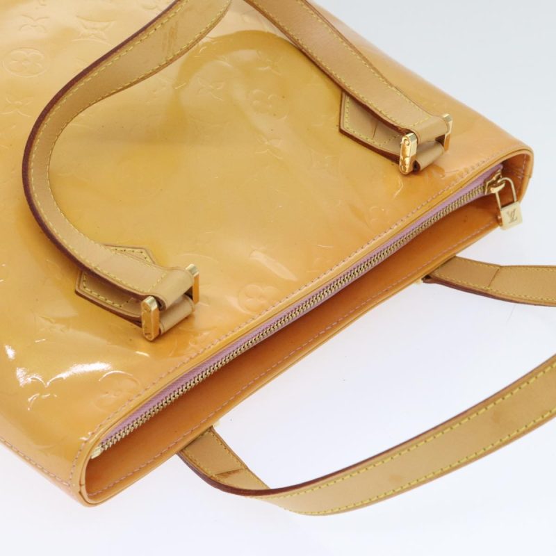 Louis Vuitton Vernis Houston Hand Bag Marshmallow Pink M91302  92943 - Image 6