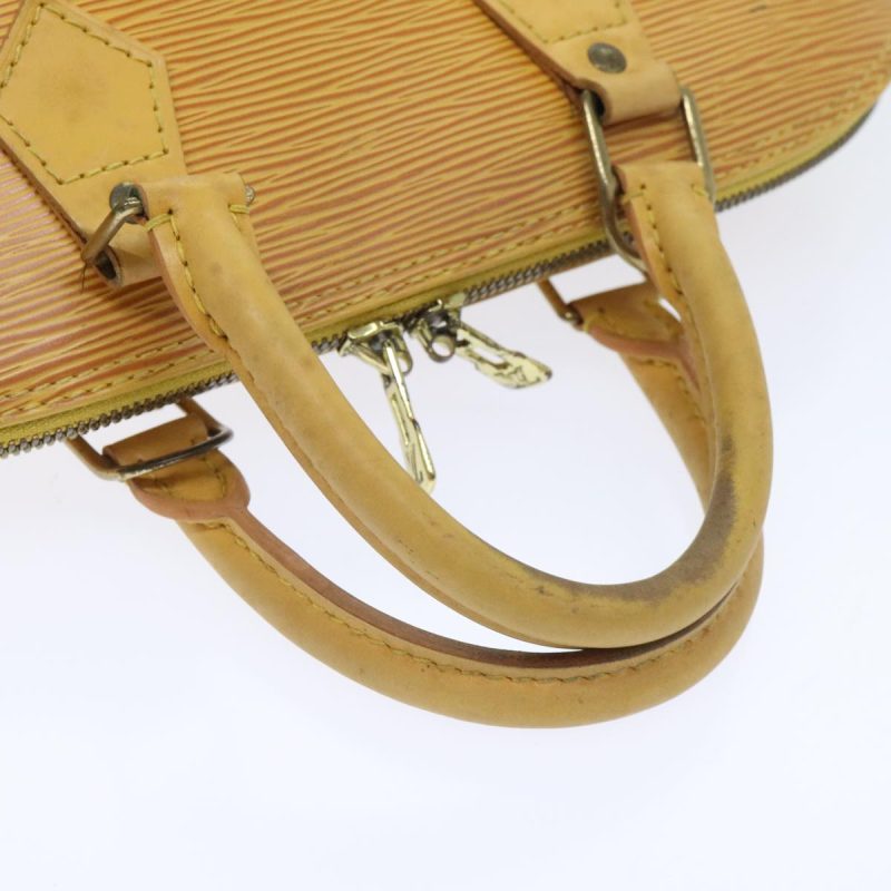 Louis Vuitton Epi Alma Hand Bag Yellow M52149  92946 - Image 8