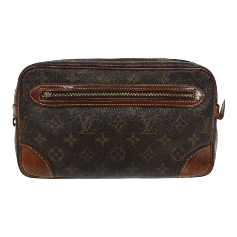 Louis Vuitton Monogram Marly Dragonne GM Clutch Bag 2Set M51825  93050 - Image 2