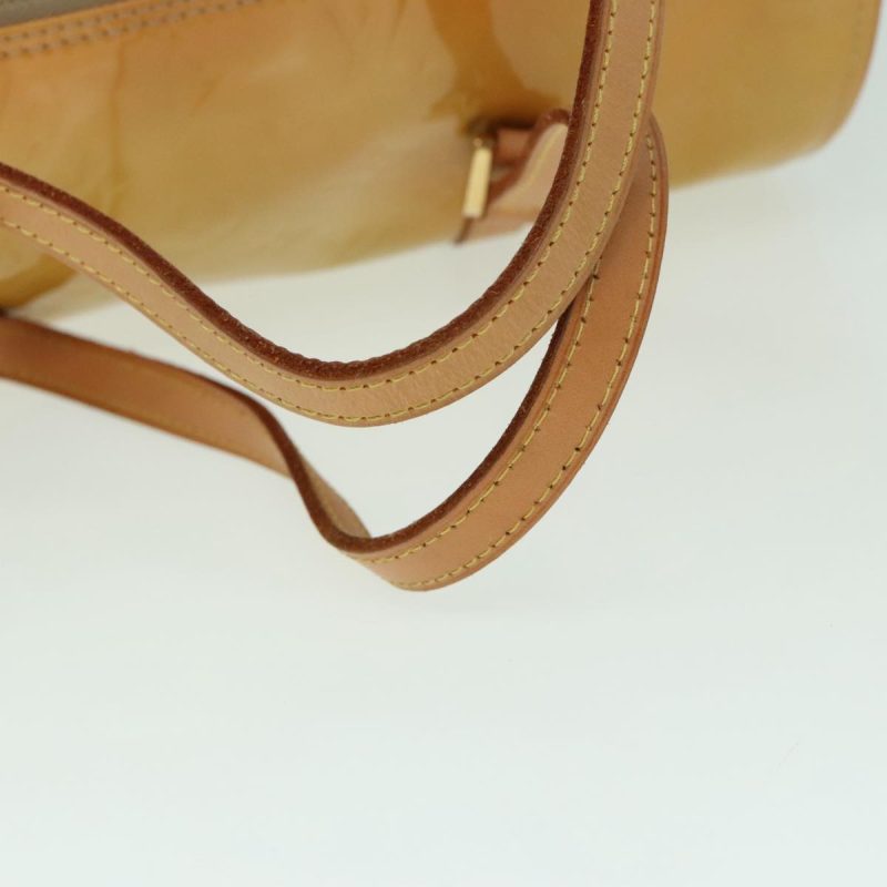 Louis Vuitton Monogram Vernis Bedford Hand Bag Beige M91006  93089 - Image 8