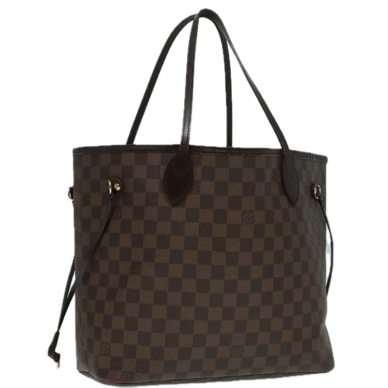 Louis Vuitton Damier Ebene Neverfull MM Tote Bag N51105  93101
