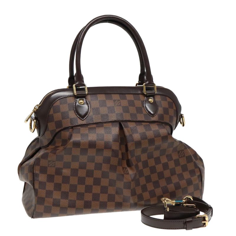 Louis Vuitton Damier Ebene Trevi GM Hand Bag 2way N51998  93114A