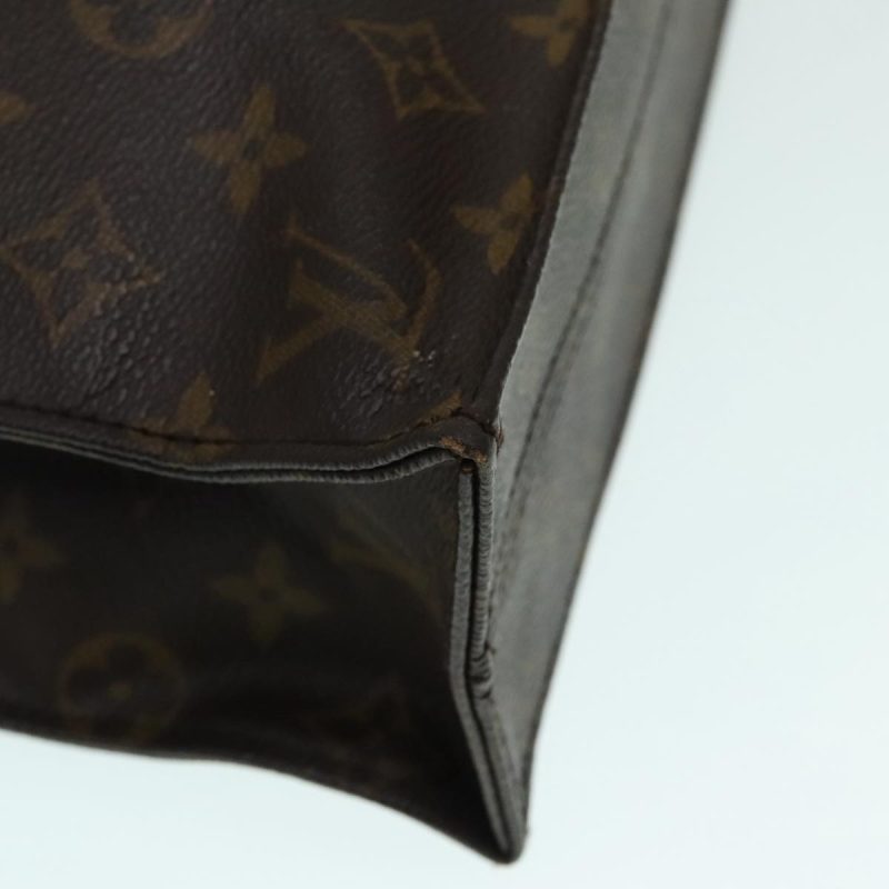 Louis Vuitton Monogram Sac Plat Hand Bag M51140  93127 - Image 9
