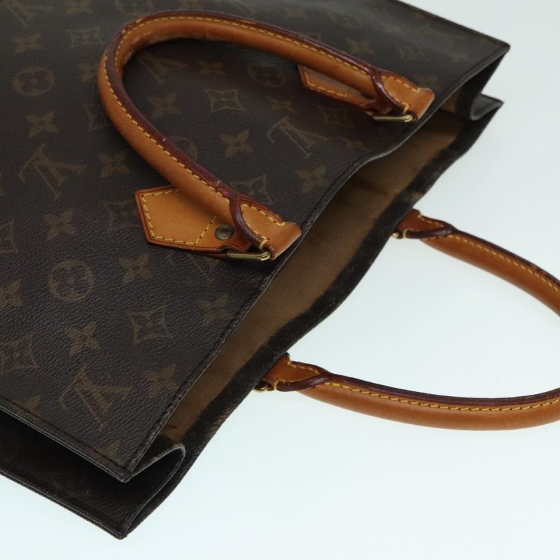 Louis Vuitton Monogram Sac Plat Hand Bag M51140  93127 - Image 6