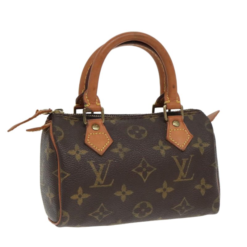 Louis Vuitton Monogram Mini Speedy Hand Bag M41534  93150