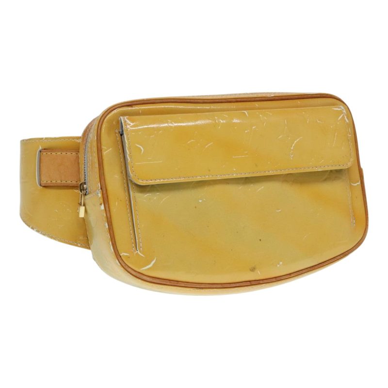 Louis Vuitton Monogram Vernis Fulton Waist bag Gris M91041  93161