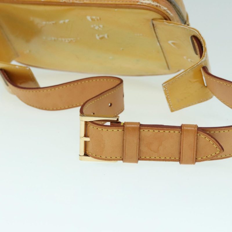Louis Vuitton Monogram Vernis Fulton Waist bag Gris M91041  93161 - Image 8