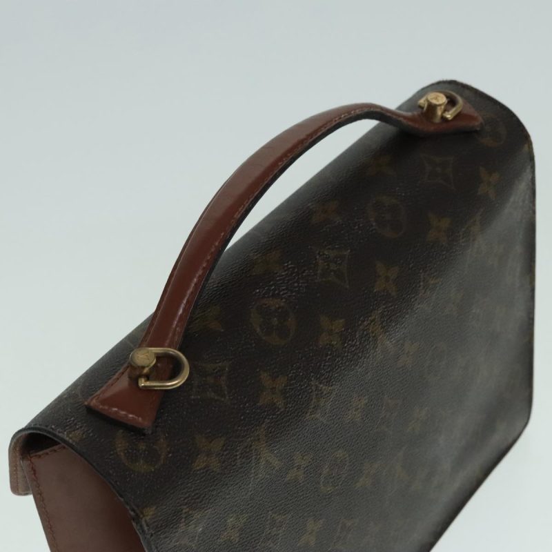 Louis Vuitton Monogram Monceau 28 Hand Bag 2way M51185  93166 - Image 7