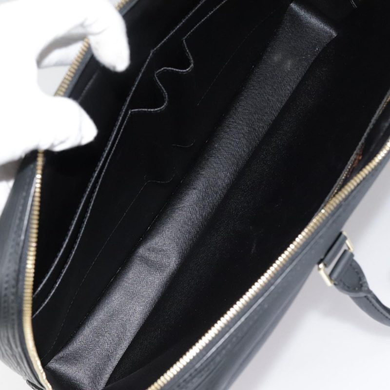 Louis Vuitton Epi Porte Documents Voyage Business Bag Black M54472 Auth 93280 - Image 10