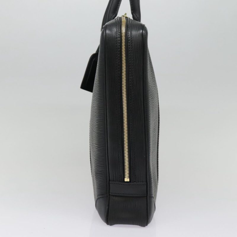 Louis Vuitton Epi Porte Documents Voyage Business Bag Black M54472 Auth 93280 - Image 3