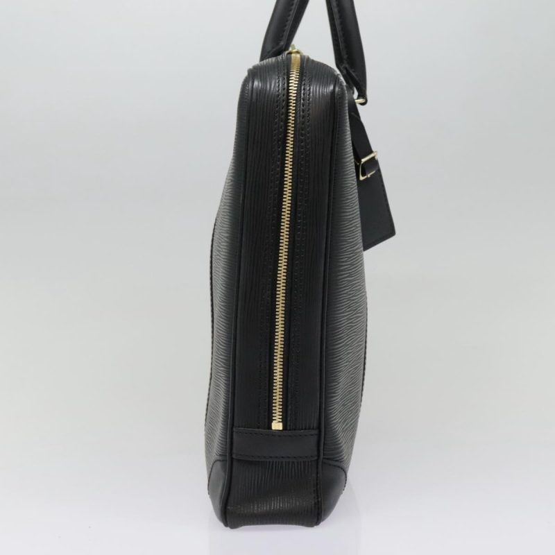 Louis Vuitton Epi Porte Documents Voyage Business Bag Black M54472 Auth 93280 - Image 4
