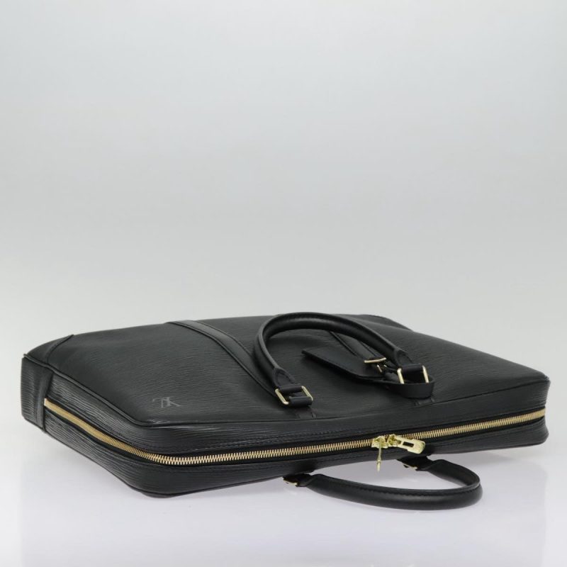 Louis Vuitton Epi Porte Documents Voyage Business Bag Black M54472 Auth 93280 - Image 6