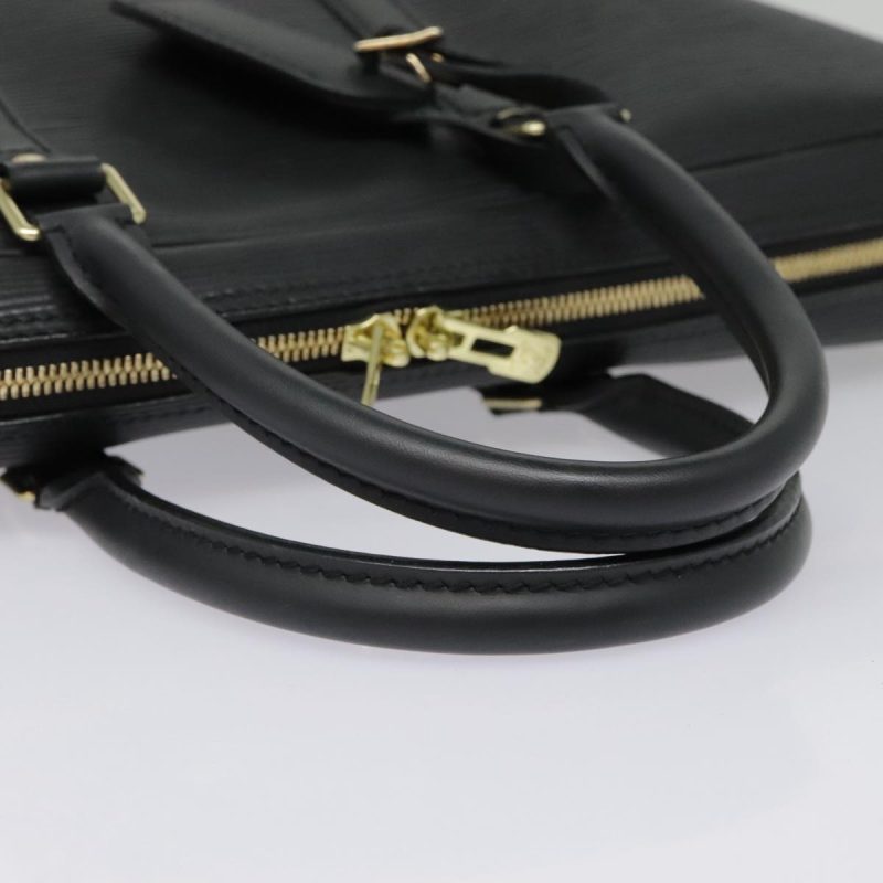 Louis Vuitton Epi Porte Documents Voyage Business Bag Black M54472 Auth 93280 - Image 7