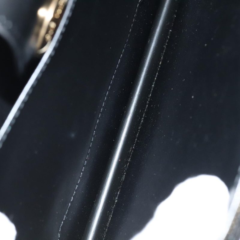 Louis Vuitton Epi Capuchin Shoulder Bag Black M52342  93295 - Image 8