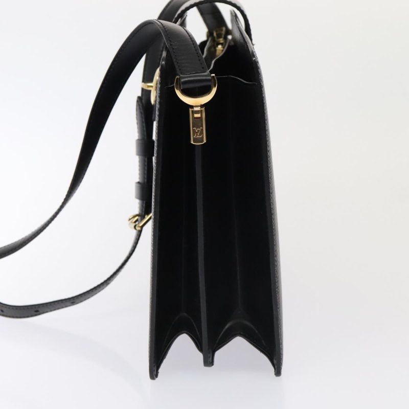 Louis Vuitton Epi Capuchin Shoulder Bag Black M52342  93295 - Image 3