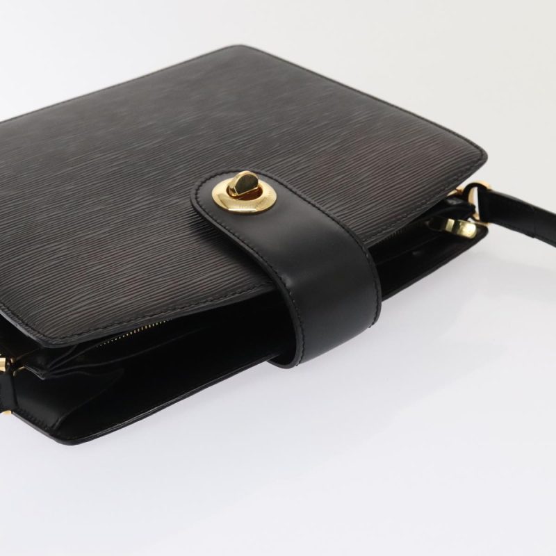 Louis Vuitton Epi Capuchin Shoulder Bag Black M52342  93295 - Image 6