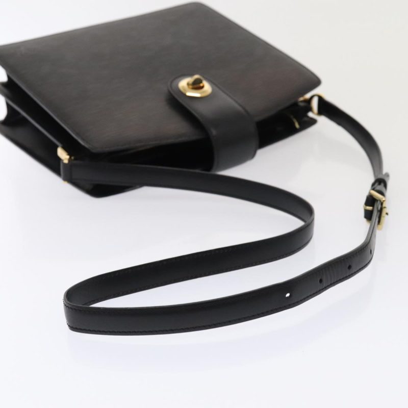 Louis Vuitton Epi Capuchin Shoulder Bag Black M52342  93295 - Image 7