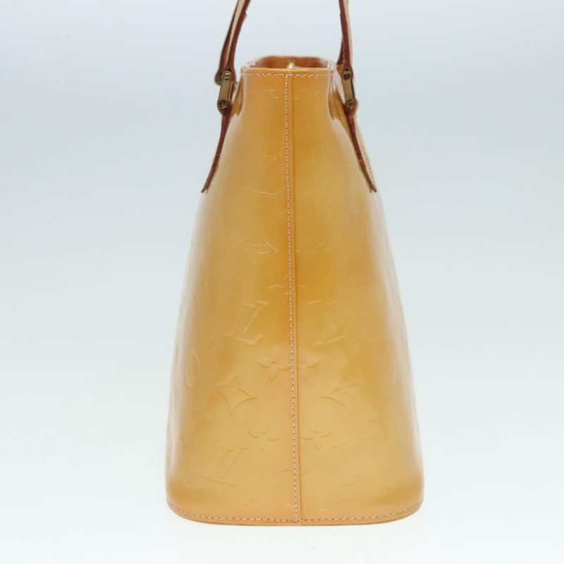 Louis Vuitton Monogram Vernis Houston Hand Bag Beige M91004  93341 - Image 3