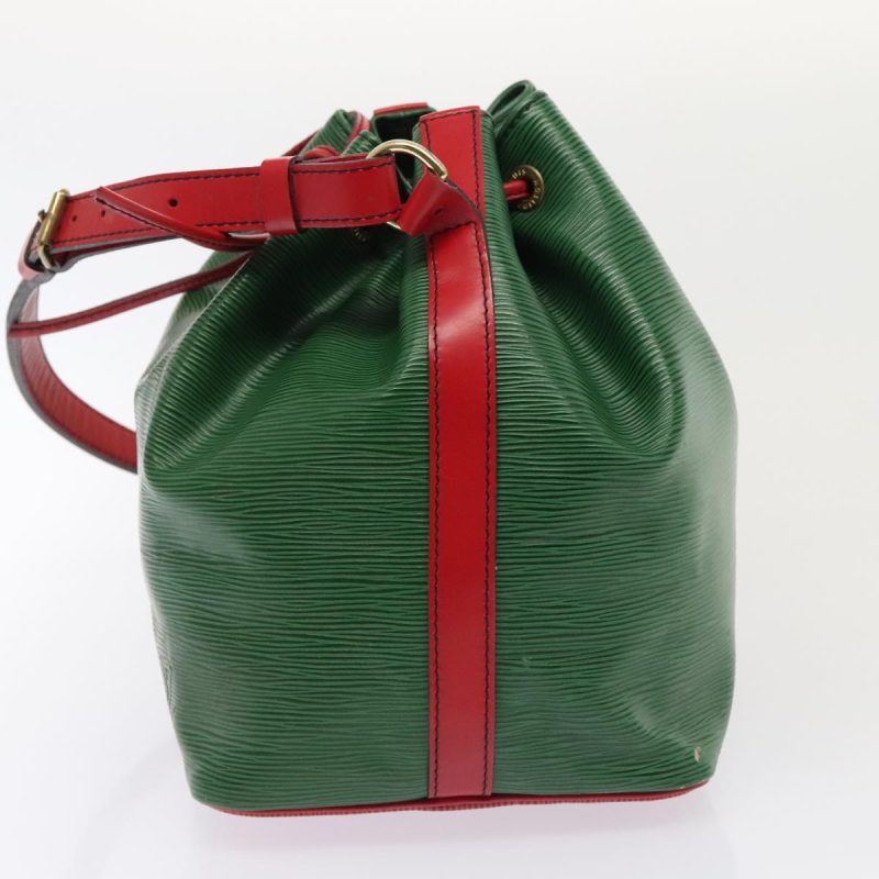 Louis Vuitton Epi Petit Noe Shoulder Bag Bicolor Green Red M44147  93348 - Image 3
