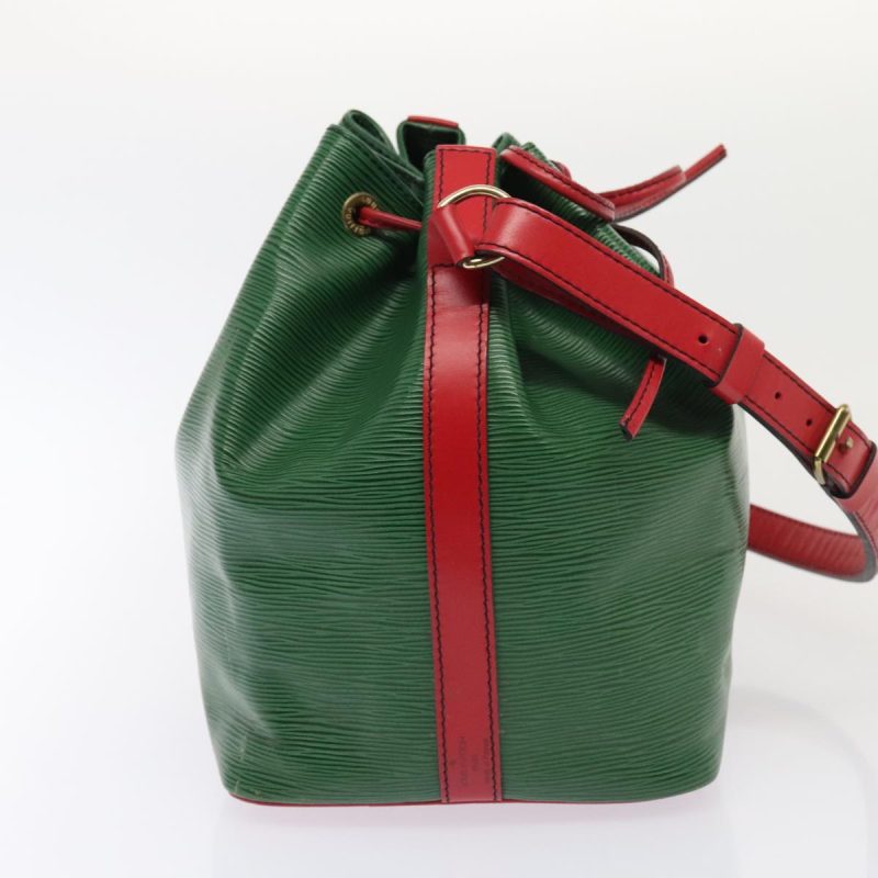 Louis Vuitton Epi Petit Noe Shoulder Bag Bicolor Green Red M44147  93348 - Image 4